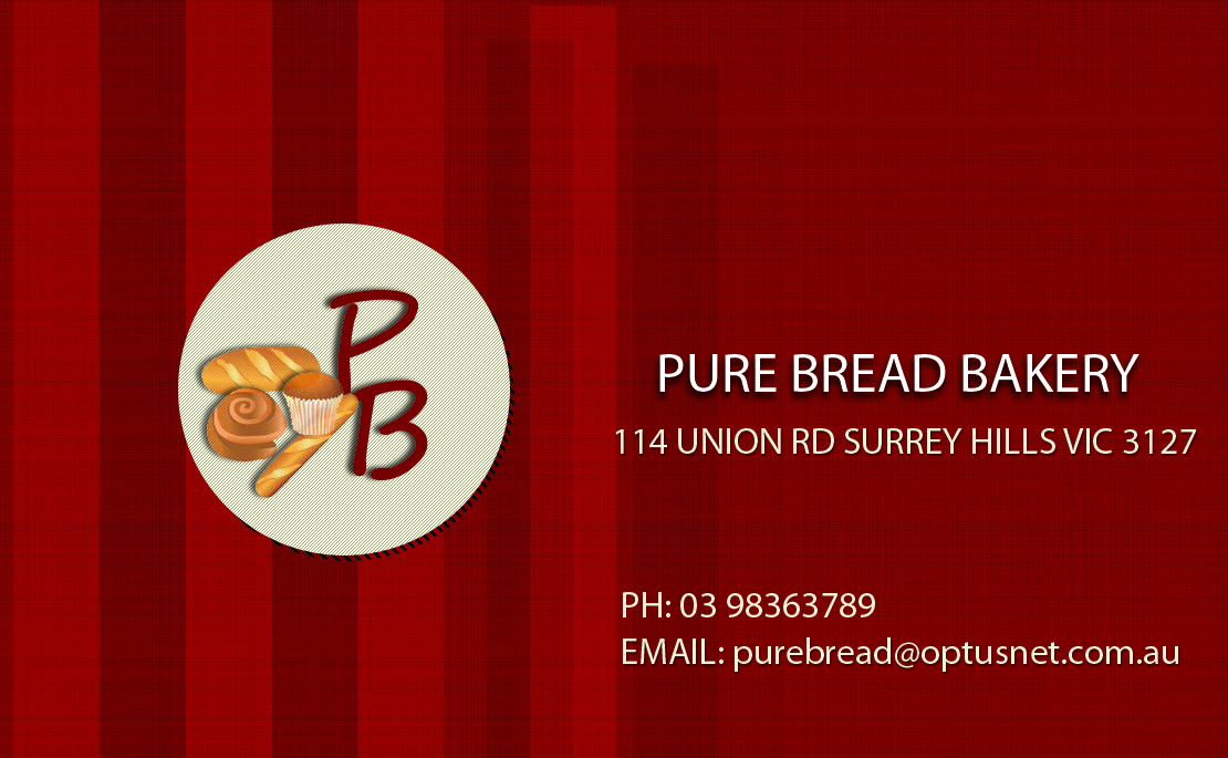Business Card Design by MAS for pure bread bakery | Design #1212829