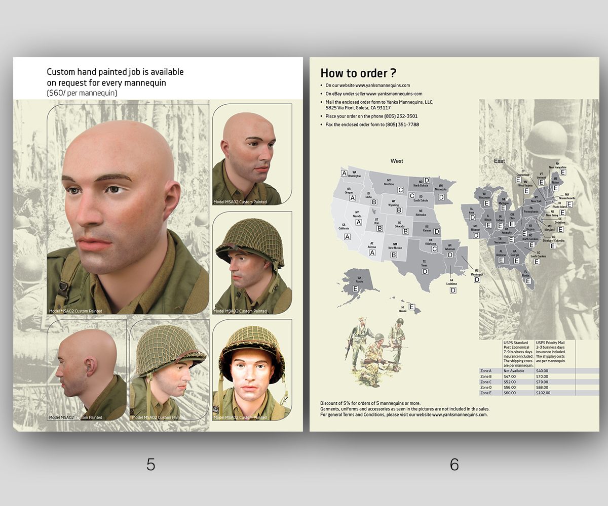 Brochure Design by noworries. for Yanks Mannequins, LLC | Design #4386360