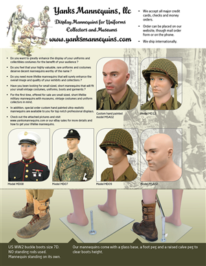 Brochure Design by noworries. for Yanks Mannequins, LLC | Design: #4386675