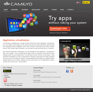 Web Design by Hetal  for Cameyo | Design #1222814