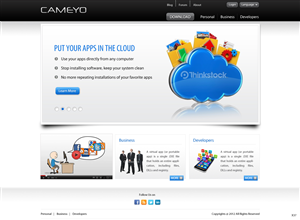 Web-Design von pb für Cameyo | Design: #1218105