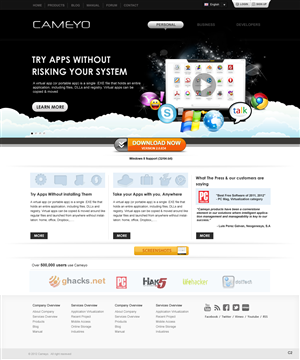 Web Design by pb for Cameyo | Design: #1235895