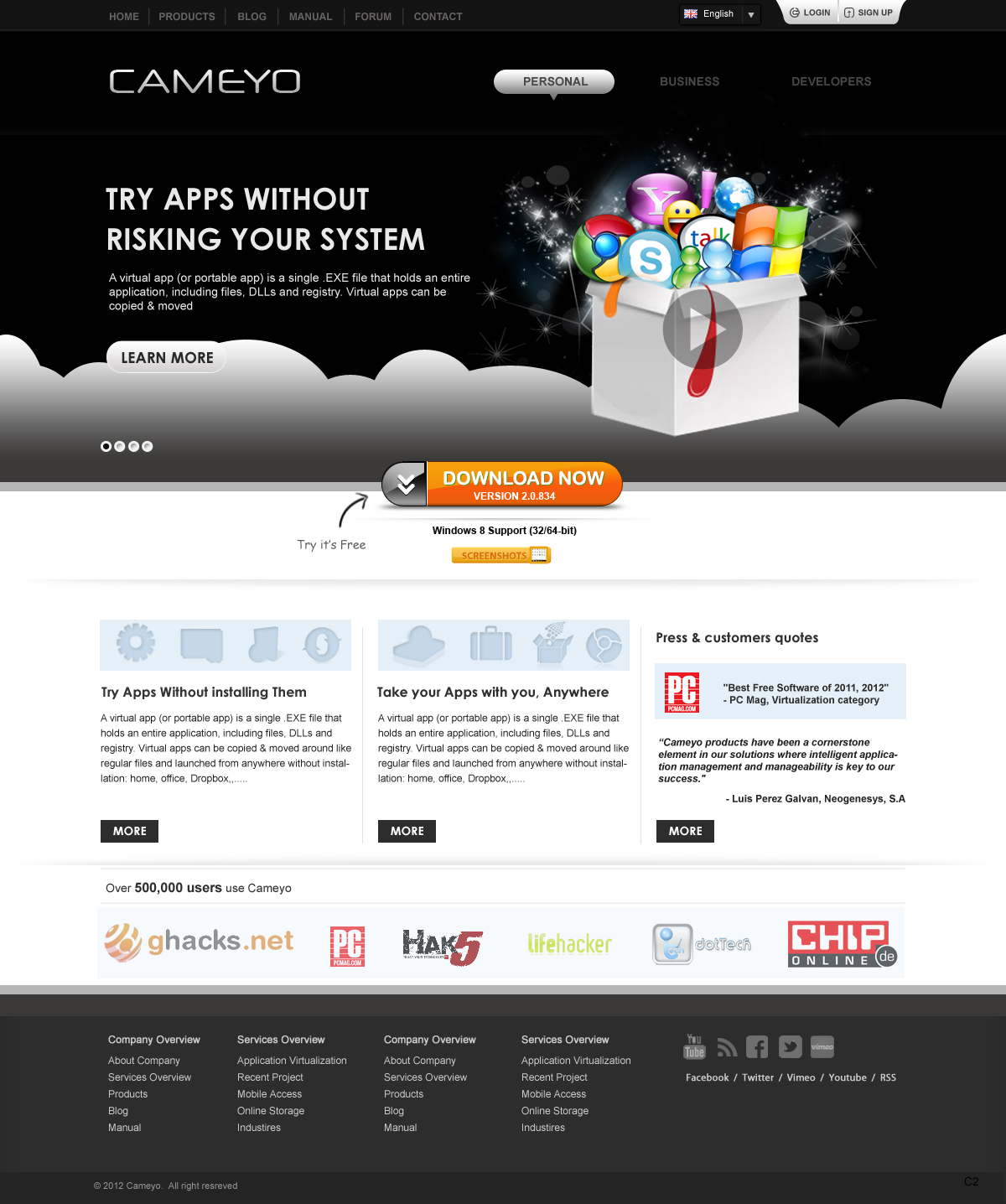 Diseño Web por pb para Cameyo | Diseño #1255610