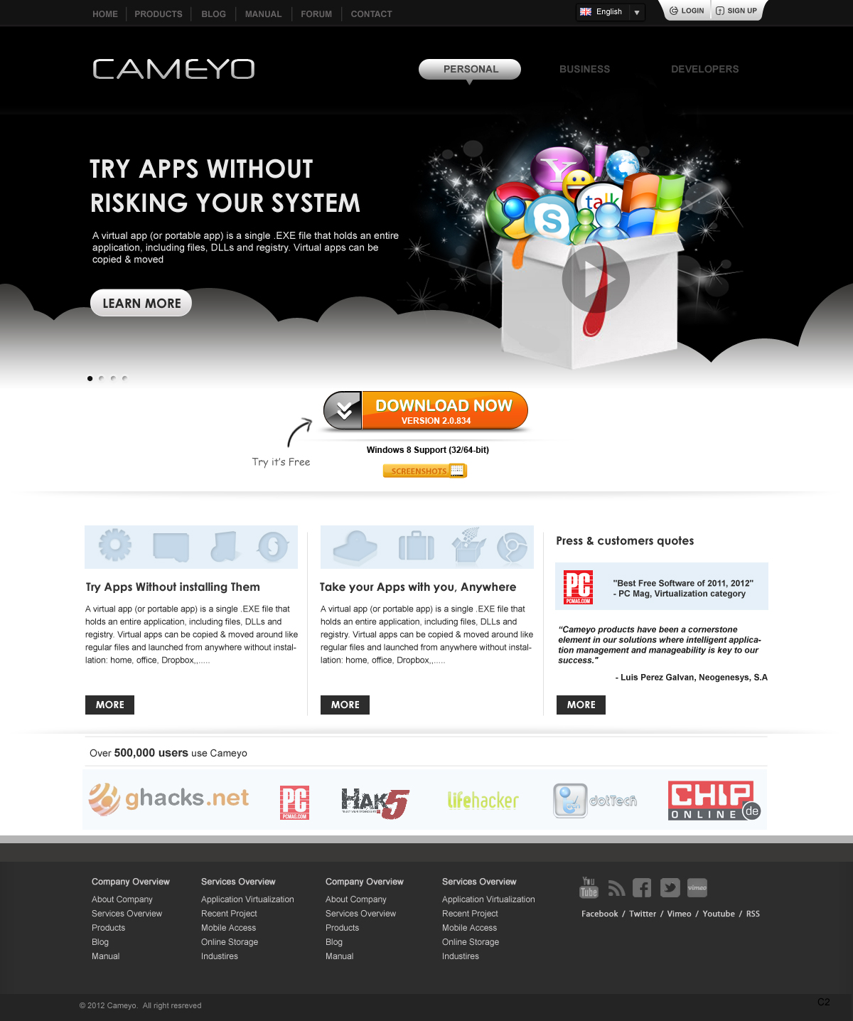 Web-Design von pb für Cameyo | Design #1258235