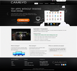 Web Design by gtswebplus for Cameyo | Design: #1233923