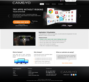 Web Design by gtswebplus for Cameyo | Design: #1240543