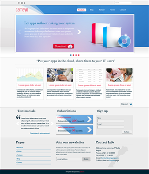 Web-Design von Psdesigne für Cameyo | Design: #1214429