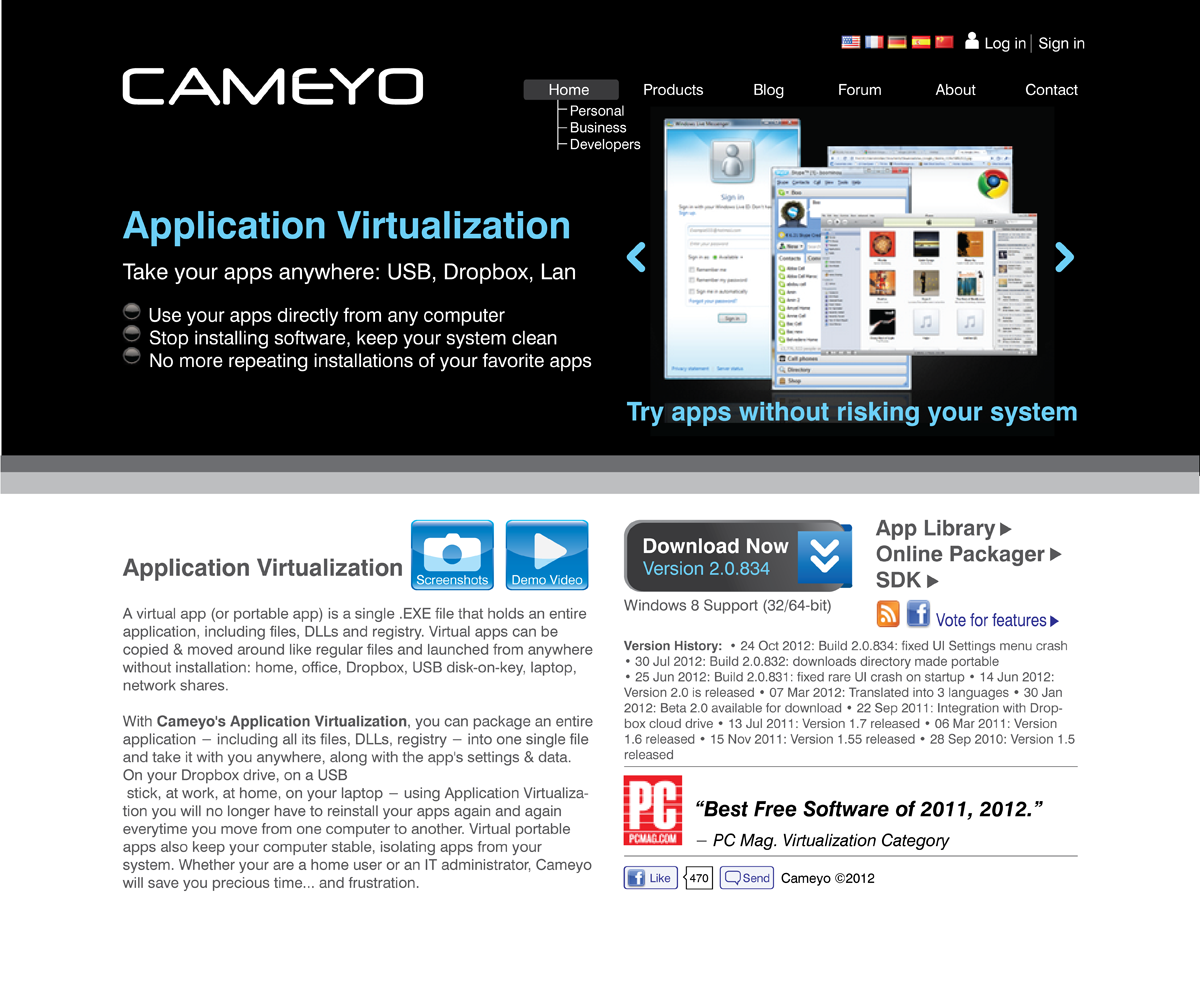 Web Design by raydesign for Cameyo | Design #1253973