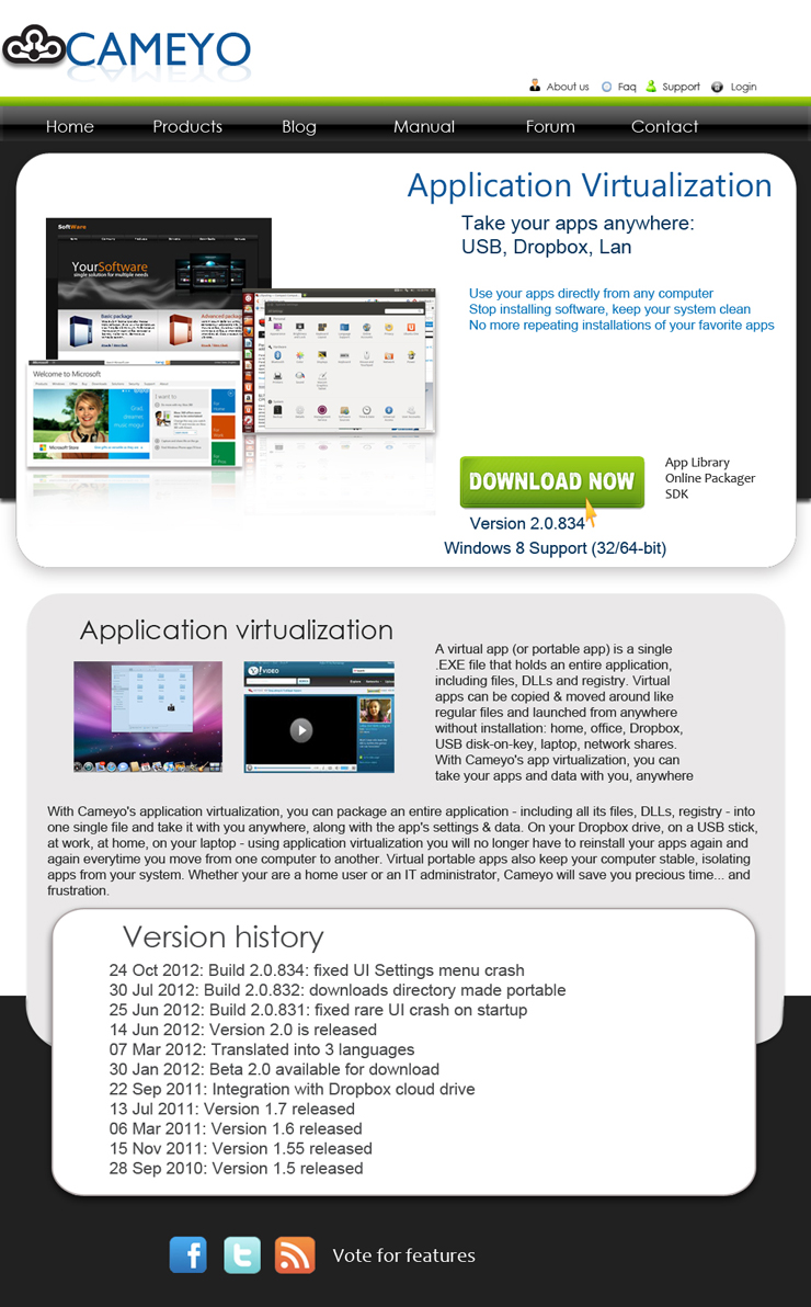 Web Design par Mahesh Debata pour Cameyo | Design #1217889