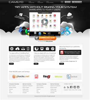 Web Design by Dezine Engine for Cameyo | Design: #1250055