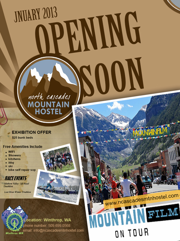 Design de Poster par vondon pour North Cascades Mountain Hostel | Design #1269148