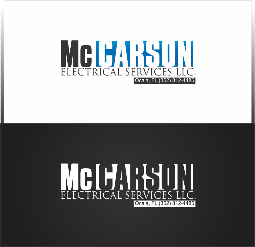 Logo Design by Graphicluster for McCarson Electrical Services LLC | Design #1224689