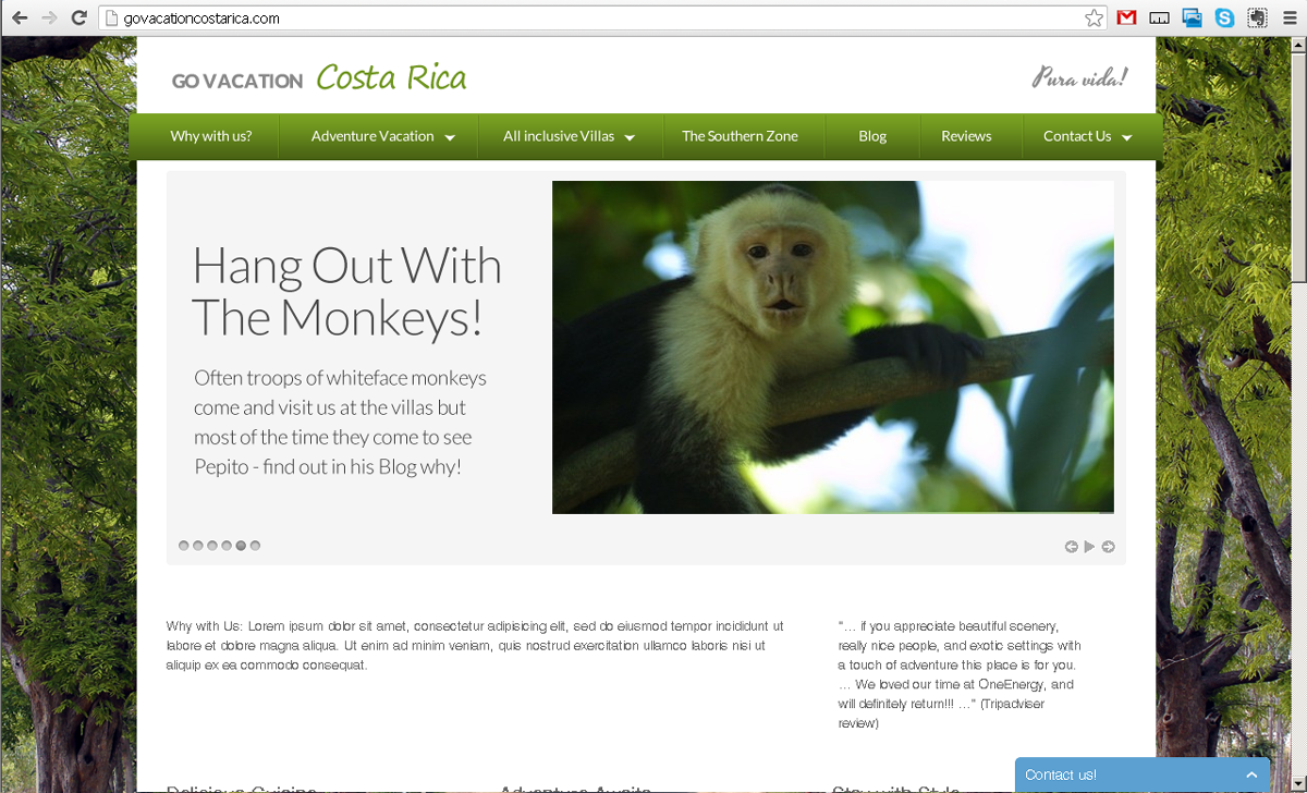 Diseño Wordpress por an3 para Manu | Diseño #1245038