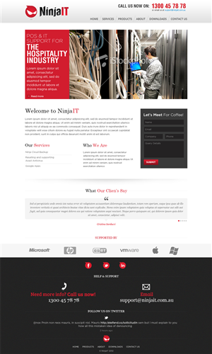 New Website for IT Services Business | Web Design by Mayank Patel