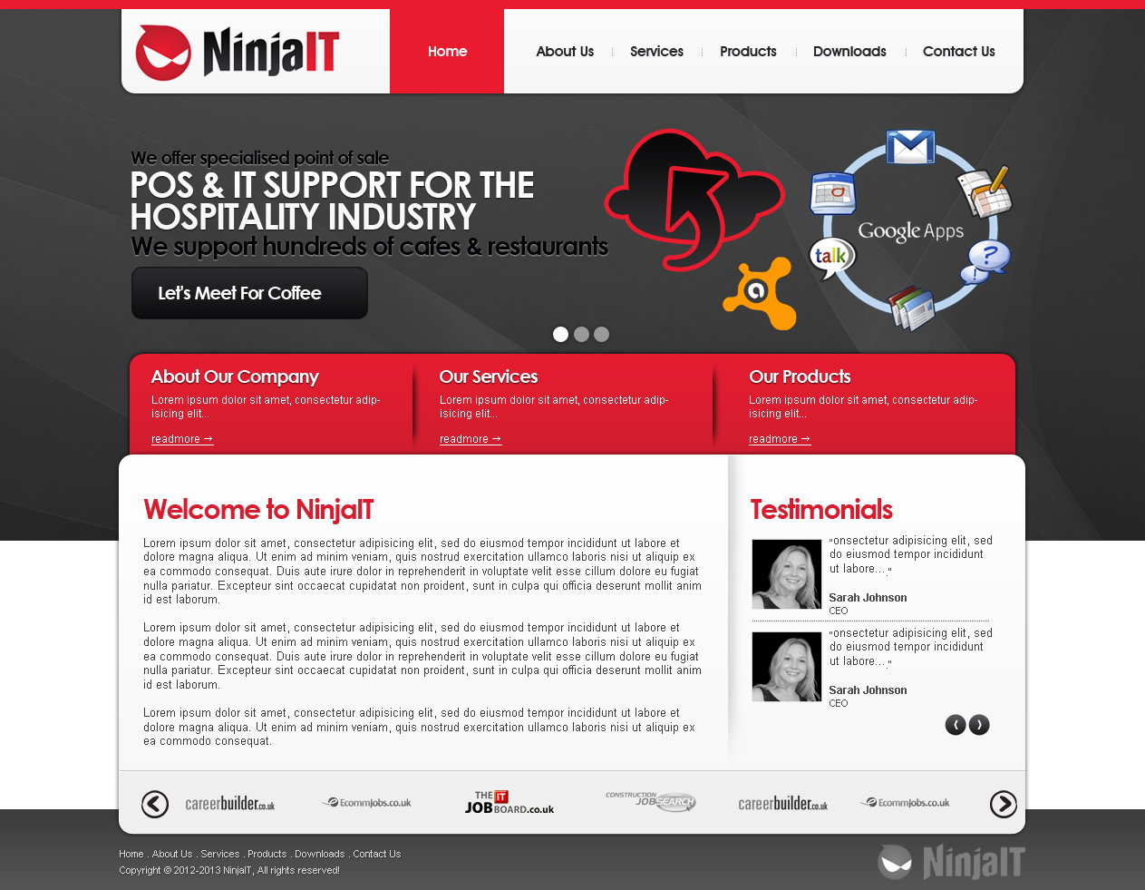 Web-Design von TechWise für dieses Projekt | Design #1238144