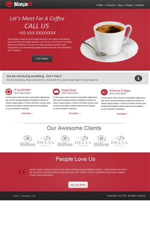 Web Design by Awais Raza for this project | Design #1248790