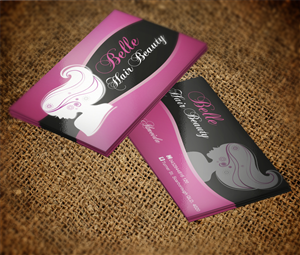 hair salon logo and Business Card Design | Business Card Design by MT
