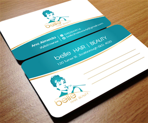 hair salon logo and Business Card Design | Business Card Design by Aaaron