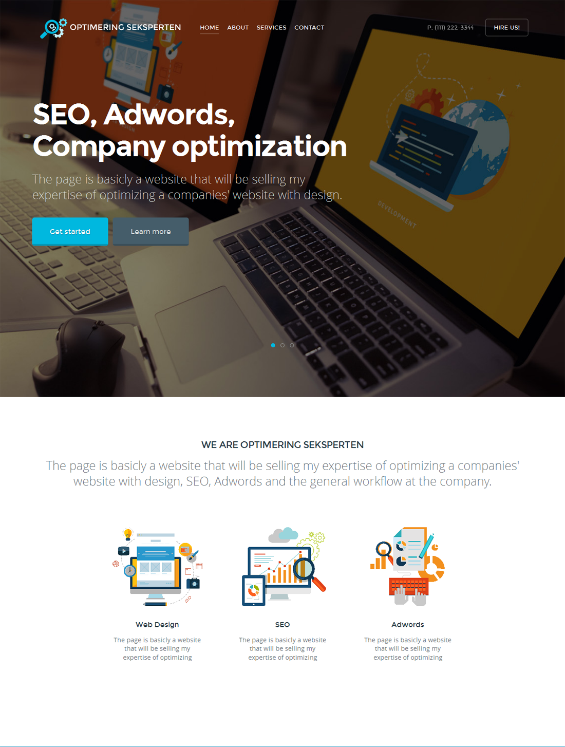 Web Design by Elegant Designs for this project | Design #4350019