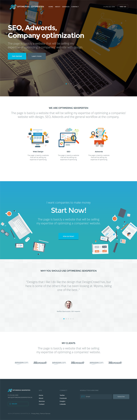 Web Design by Elegant Designs for this project | Design #4356198