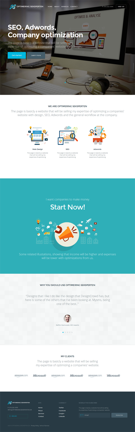 Web Design by Elegant Designs for this project | Design #4356326