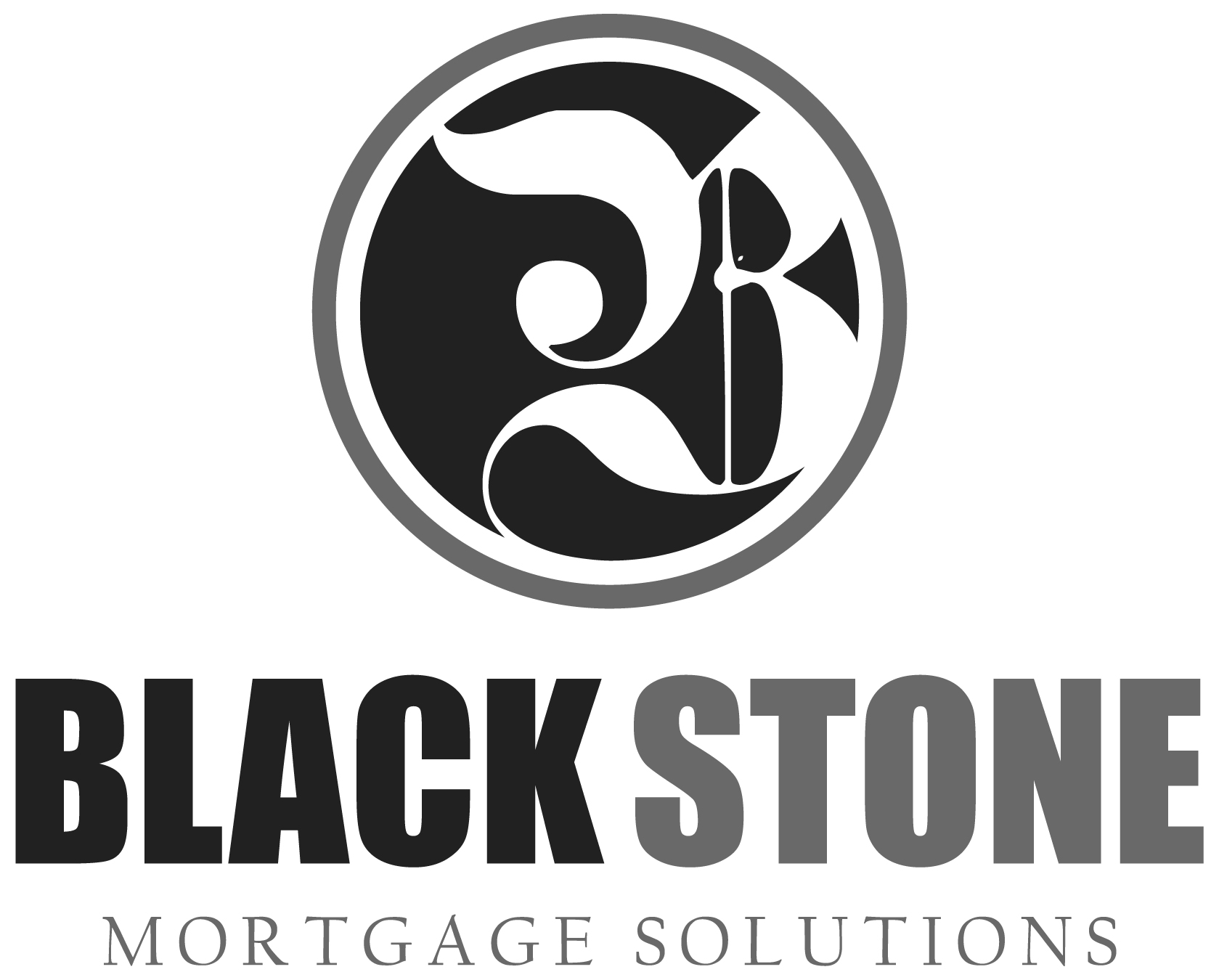 Logo Design by Alanna for Black Stone Mortgage Solutions | Design #5025