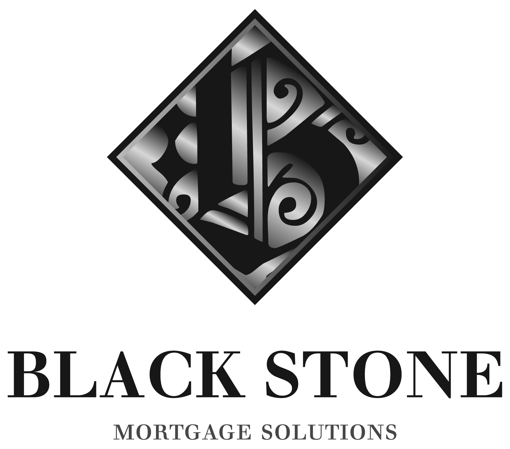 Diseño de Logo por Alanna para Black Stone Mortgage Solutions | Diseño #5067