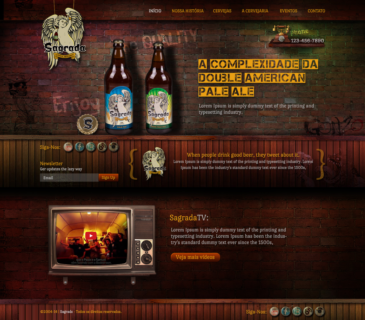 Web Design by Sbss for Sagrada | Design #4534118