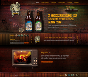 Website Page Design for Sagrada Microbrewery | Diseño Web por Sbss