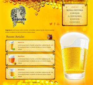 Web Design by UniqueDesignz for Sagrada | Design: #4288107