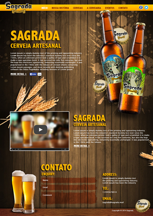 Web Design by rangev for Sagrada | Design #4297654