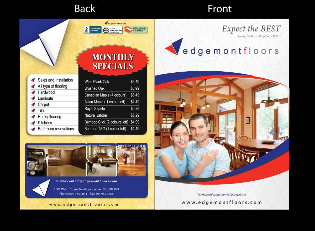 Flyer Design by Sbss for Edgemont Floors | Design #1219631