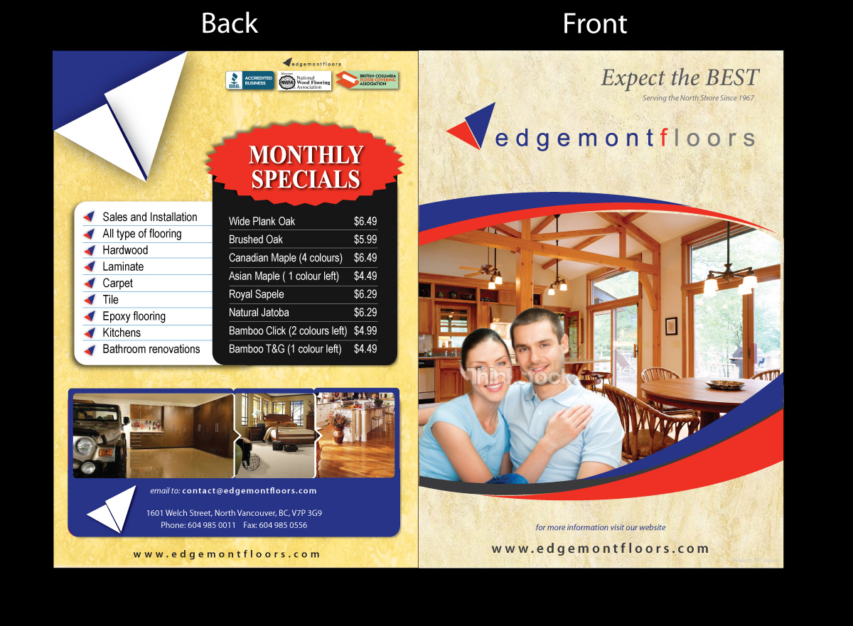 Flyer Design by Sbss for Edgemont Floors | Design #1219632
