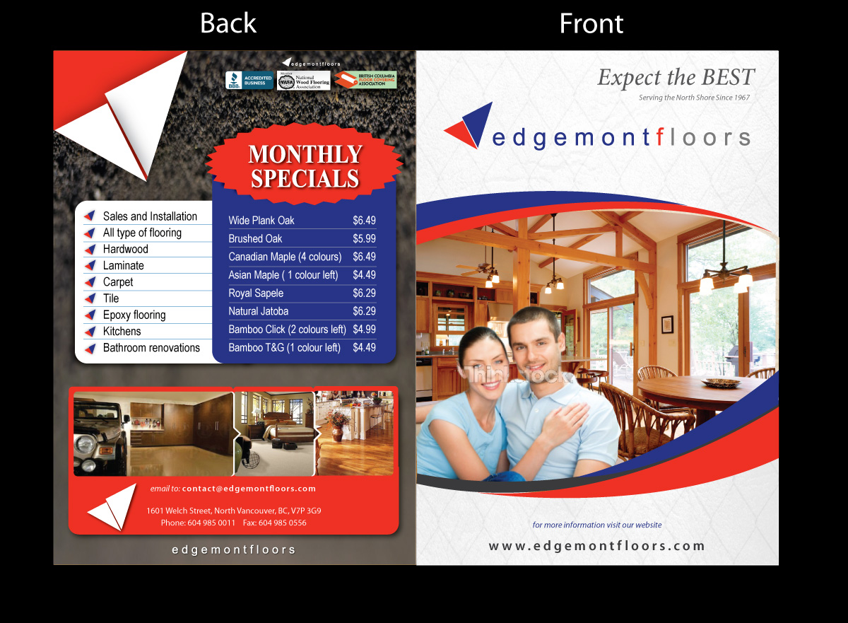Flyer Design by Sbss for Edgemont Floors | Design #1219638