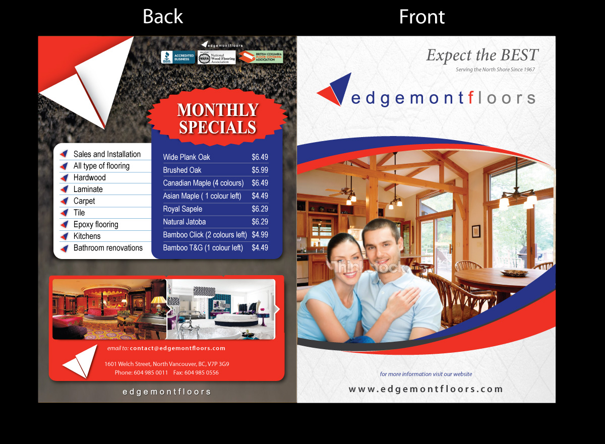 Diseño de Flyer por Sbss para Edgemont Floors | Diseño #1222583