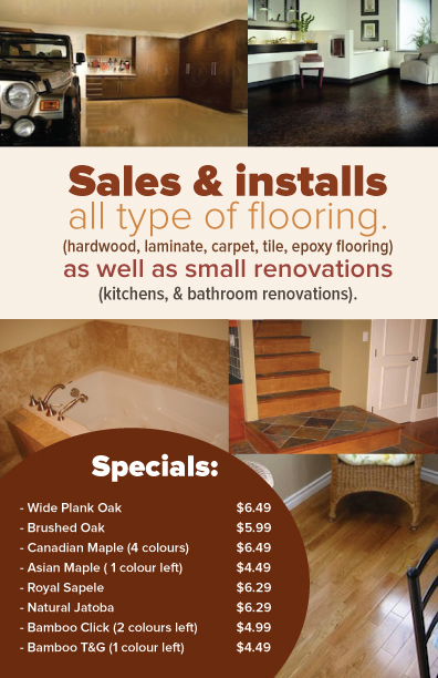 Flyer Design by Impressive Solutions for Edgemont Floors | Design #1224629