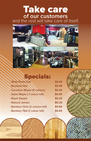 retail flyer design