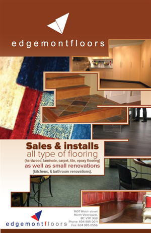 Flyer Design by Impressive Solutions for Edgemont Floors | Design: #1224635