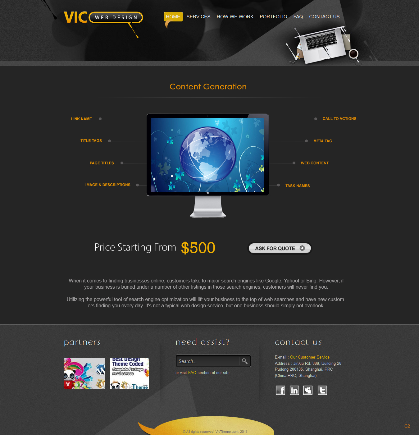 Web Design by pb for this project | Design #1282148