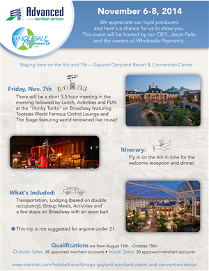 Invitation Design by Christopher Morgan for Advanced Merchant Services | Design #4297821