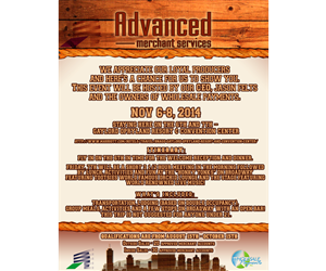 Invitation Design by evyngriffith for Advanced Merchant Services | Design #4286910