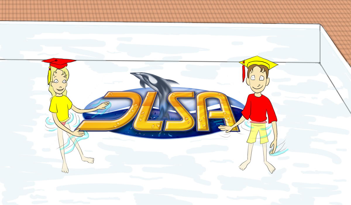 Illustration Design by imprint77 for DARREN LANGE SWIMMING ACADEMY | Design #1244394