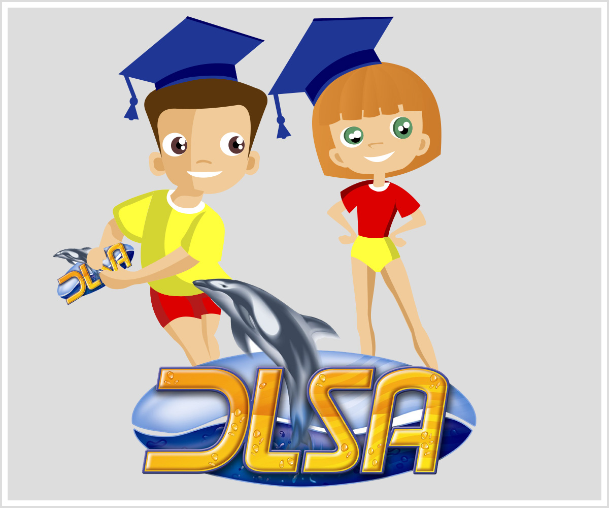 Illustration Design by Ivansan for DARREN LANGE SWIMMING ACADEMY | Design #1226095