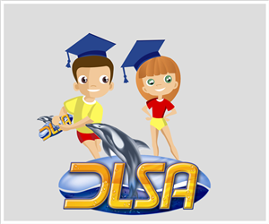 Children Swim School Charactors | Illustration-Design von Ivansan