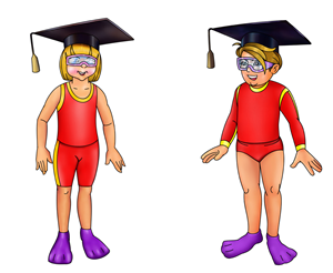 Illustration Design by Creative Faves for DARREN LANGE SWIMMING ACADEMY | Design: #1221568