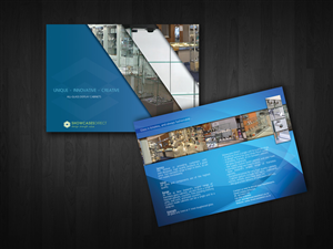Brochure Design Project - Glass Cabinets | Diseño de Brochure por gray mind