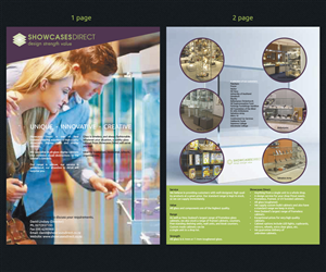 Brochure Design Project - Glass Cabinets | Brochure Design by Ivansan