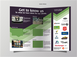 Brochure Design Project - Glass Cabinets | Diseño de Brochure por Javelin Studio