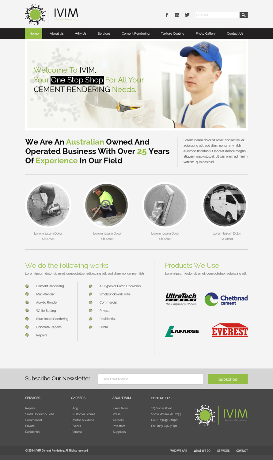 Web Design by OM for this project | Design #4297434