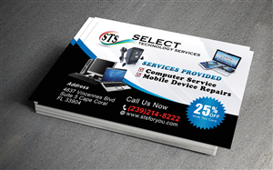 Diseño de Postal por NatPearlDesigns para Select Technology Services LLC | Diseño: #4297551